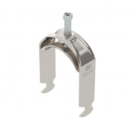 Abraçadeira 2056 tipo H, simples, placa de pressão metálica, A4 58 | 64 | 5