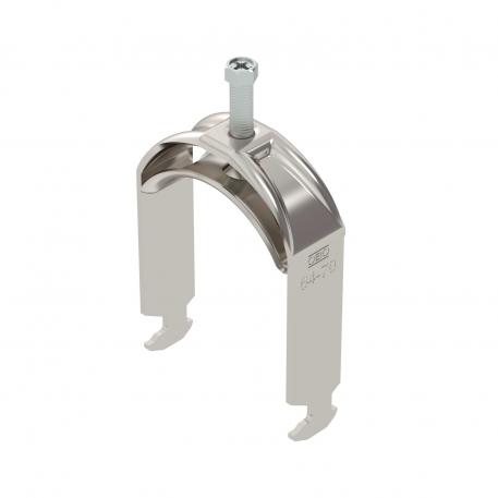 Abraçadeira 2056 tipo H, simples, placa de pressão metálica, A4 64 | 70 | 5