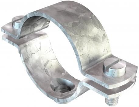 Abraçadeira metálica com rosca, versão para grandes cargas M8