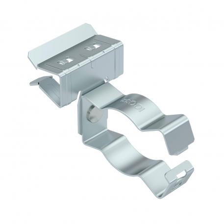 Clip de suspensão, com encaixe de tubo lateral 81 | 40 | 51 | 30 | 32 |  | 81 | 10 | 15