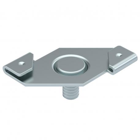 Clip para perfil, com perno roscado M6x9