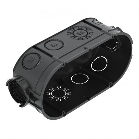 Caixa de aparelhagem de encastrar UP 46, versão dupla