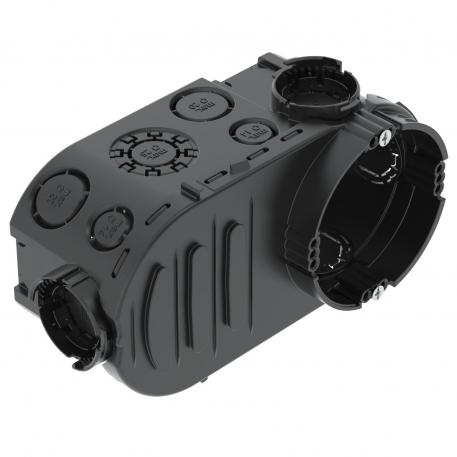 Caixa de eletrónica de encastrar UP 66, espaço de fixação adicional