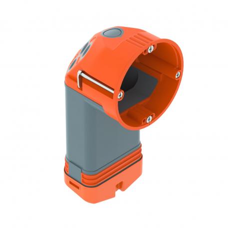 Caixa de eletrónica para paredes ocas HW 74, hermética, com saco em elastómero