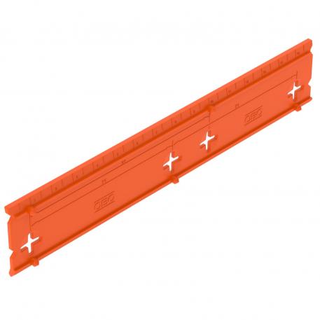 Molde de perfuração para caixas de encastrar e para paredes ocas