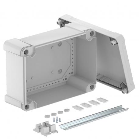 Caixa vazia X 25 com calha DIN