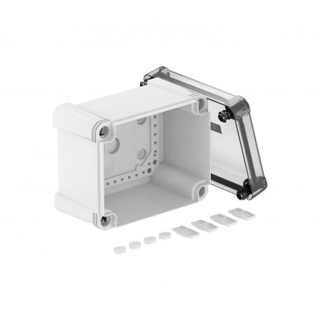 Caixa vazia X 10 177x137x110 |  | IP67 | cinzento/transparente