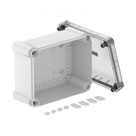 Caixa vazia X 16 227x177x110 |  | IP67 | cinzento/transparente
