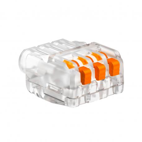 Ligador rápido universal, 3 polos