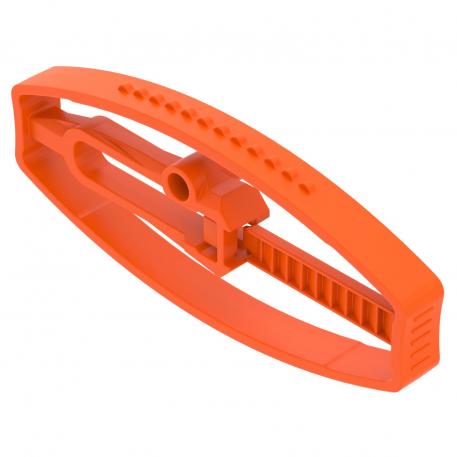 Abraçadeira de aperto para ranhura de parede 