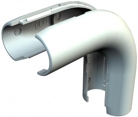 Ângulo 90º Quick-Pipe, cinzento claro 