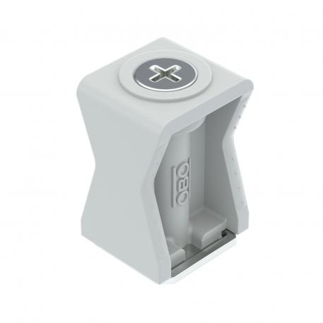 Abraçadeira de encosto para perfil, cinzento claro