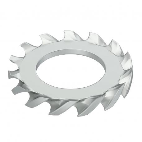 Anilha recartilhada DIN 6798 G 15 | 8,4 | 2,4 | M8