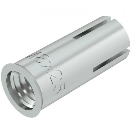 Bucha de ancoragem, versão com rebordo 25 | M8 | 1,9