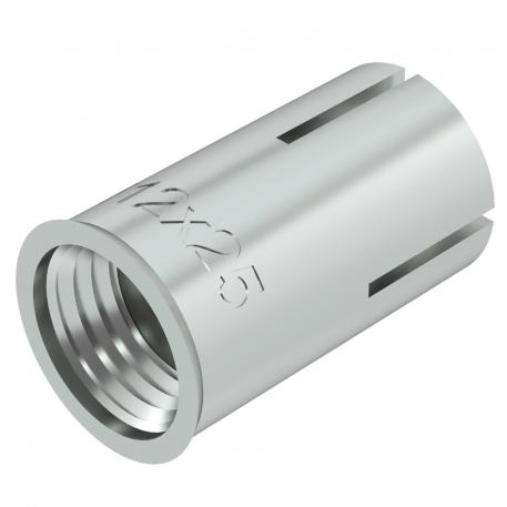 Bucha de ancoragem, versão com rebordo 25 | M12 | 2,1