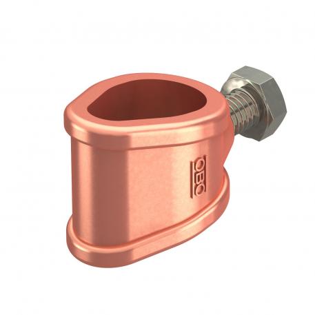 Abraçadeira de cabo para elétrodo de terra