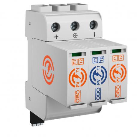 PV combination arrester 1,100 V with remote signalling

 outros | IP20
