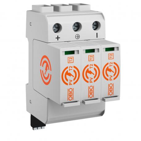 PV surge arrester 1,100 V with remote signalling

 3 | IP20