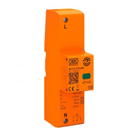 Lightning current arrester MCF-C 1 | 25 | sim | 440 | IP20