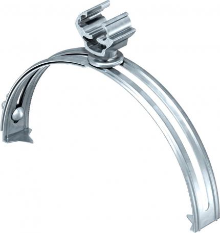 Abraçadeira para telha de cumeeira, 185-260 mm, Rd 8-10, A2