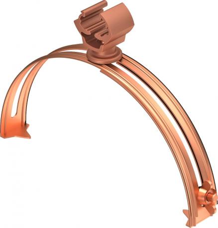 Abraçadeira para telha de cumeeira, 185-260 mm, Rd 8-10, CU