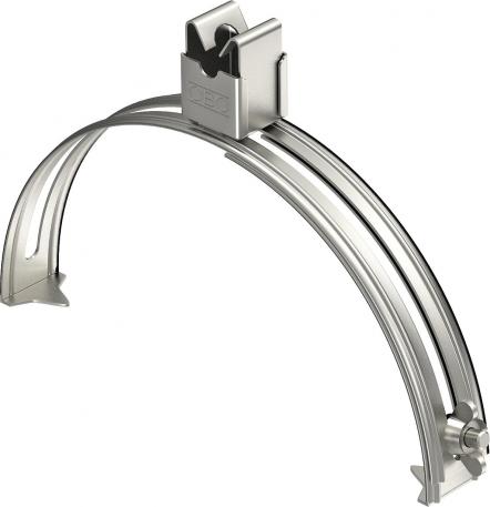 Abraçadeira para telha de cumeeira, 185-260 mm,  Rd 8, A2