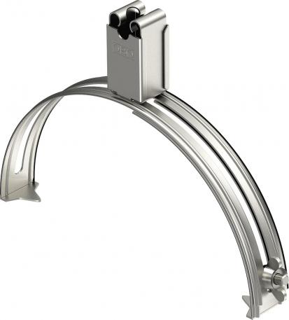 Abraçadeira para telha de cumeeira, 185-260 mm,  Rd 8, A2