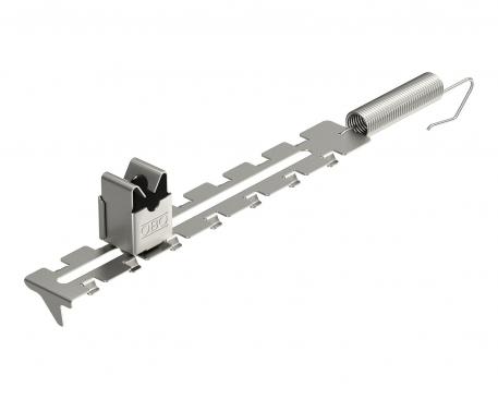 Abraçadeira de cumeeira com mola tensora