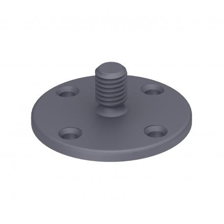 Base de colar para abraçadeira incluindo adesivo industrial