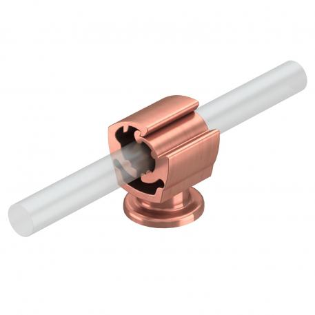 Abraçadeira mural Rd 8-10 mm, cobreado