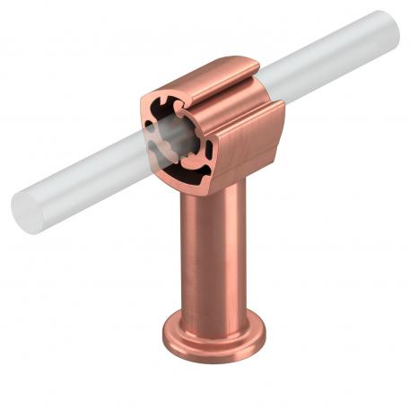 Abraçadeira mural Rd 8-10 mm, cobreado 8-10 mm redondo | 55