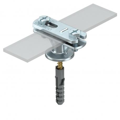 Abraçadeira para condutor plano 30x4 mm plano