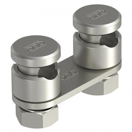 Conector Rd 8-10 mm, duplo com placa