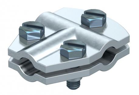 Conetor em T Rd 8-10 mm, 3 parafusos FT