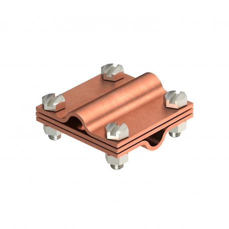 Cruzeta com placa intermédia para Rd 8-10 mm Cu