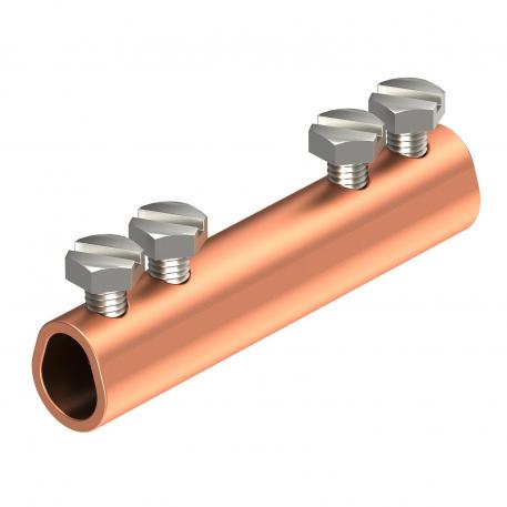 União reta Rd 6-10 mm Cu