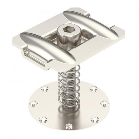 Fixador intermédio com mola para montagem do módulo fotovoltaico 60 | 40