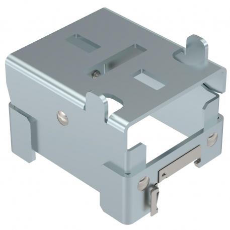 Suporte curto para montagem do módulo fotovoltaico, telhado plano 