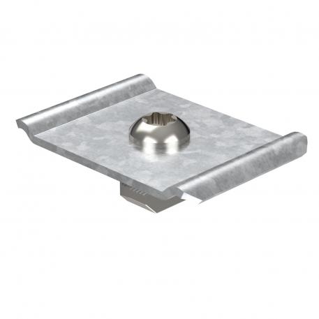 Conjunto de fixação do caminho de cabos em varão, sistema de montagem fotovoltaico em telhado plano 