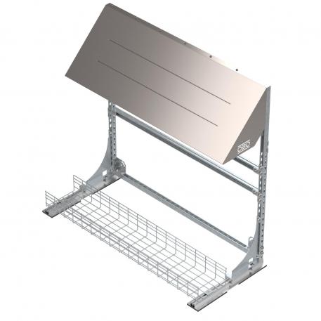 Inverter frame, free-standing. 