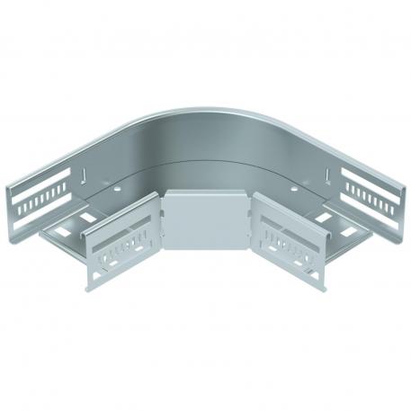 90° bend 60, OBO EcoLine, FS 100 | Aço, CO2 reduzido | galvanizado pelo método Sendzimir | zinco