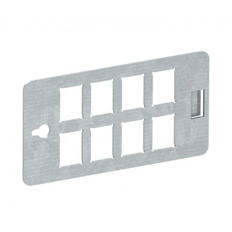 Placa de suporte CP, para 8 módulos conectores de dados, tipo C