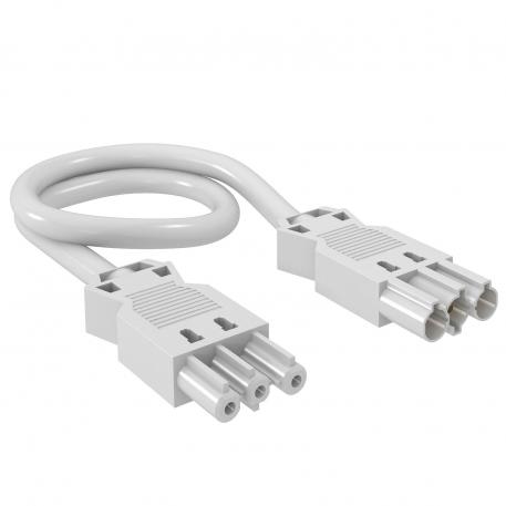 Cabo de ligação de 3 fios, PVC, secção transversal 2,5 mm², branco