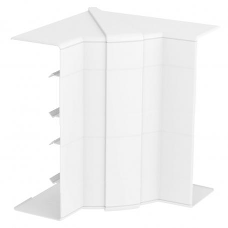 Tampa para ângulo interno, para calha técnica Rapid 45-2 tipo GK-53165 branco puro; RAL 9010