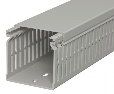 Calha de cablagem, tipo LK4/N 60060 2000 | 60 | 60 | Base perfurada | cinzento pedra; RAL 7030