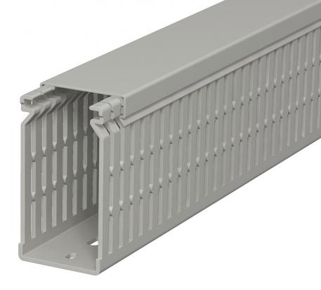 Calha de cablagem, tipo LK4/N 80040 2000 | 40 | 80 | Base perfurada | cinzento pedra; RAL 7030