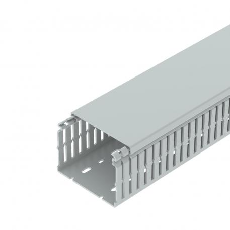 Calha de cablagem, tipo LKVH N 75100 2000 | 100 | 75 | Base perfurada | cinzento claro; RAL 7035