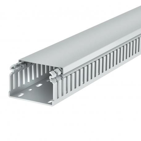 Calha de cablagem, tipo LKVH 50075 2000 | 75 | 50 | Base perfurada | cinzento claro; RAL 7035