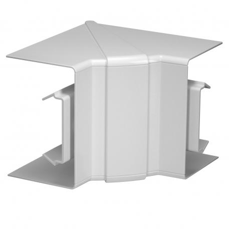 Tampa para ângulo interno, para calha técnica Rapid 80 tipo 70110 cinzento claro; RAL 7035