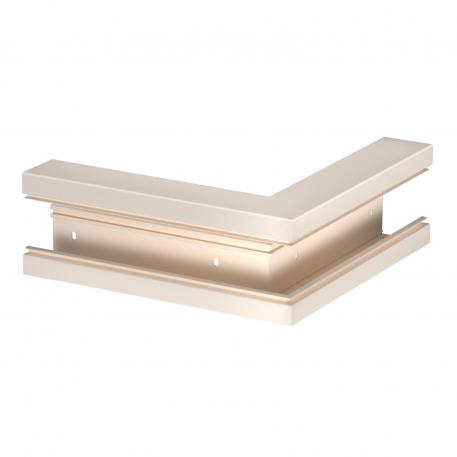 Ângulo externo, para calha técnica Rapid 80 tipo GK-70130 branco creme; RAL 9001